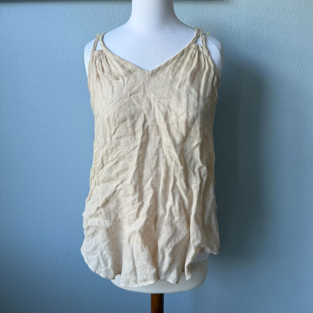 Calypso St. Barth Flowy Linen Tank Size Small